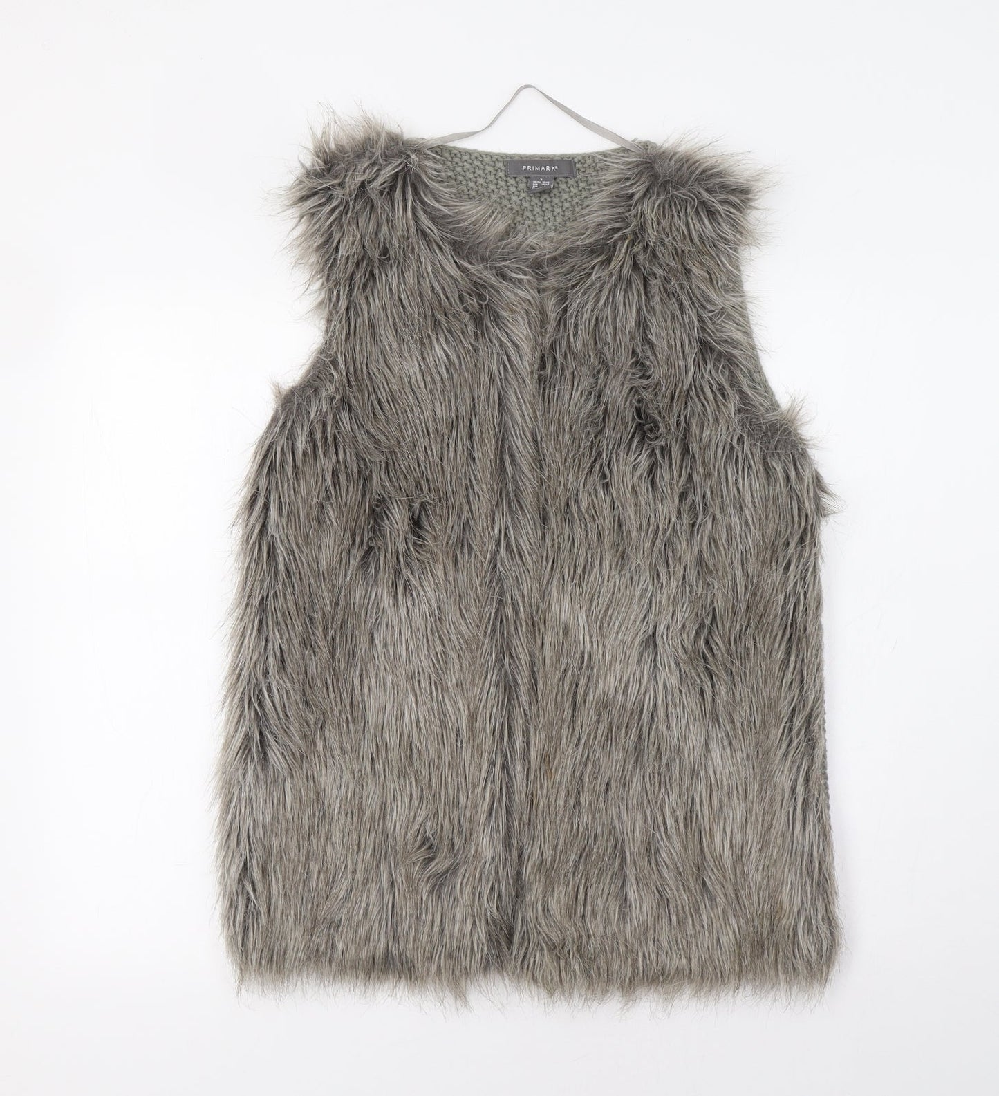 Primark Womens Grey   Gilet Waistcoat Size S