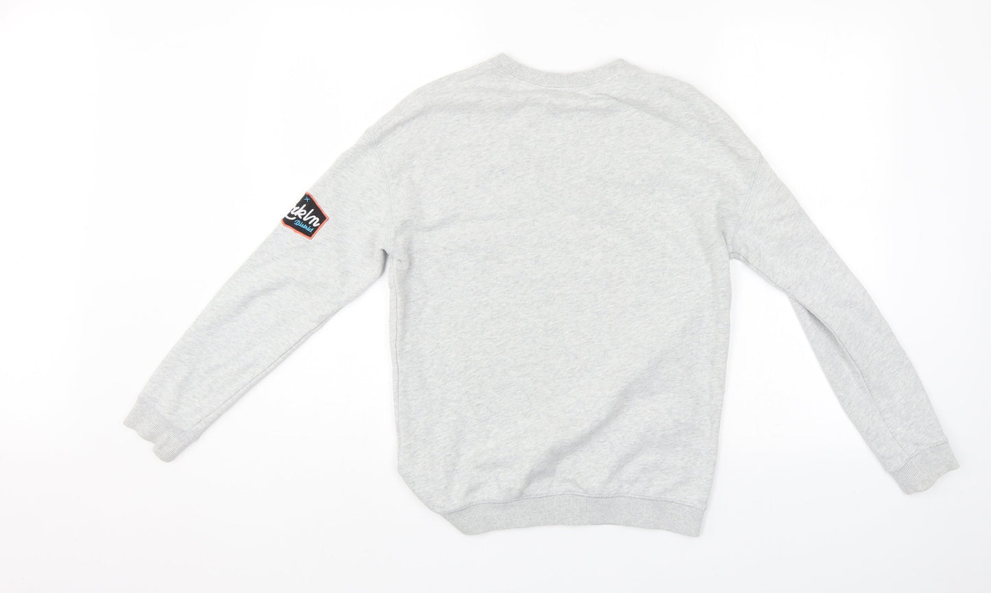 H&M Boys Grey   Pullover Sweatshirt Size 11-12 Years