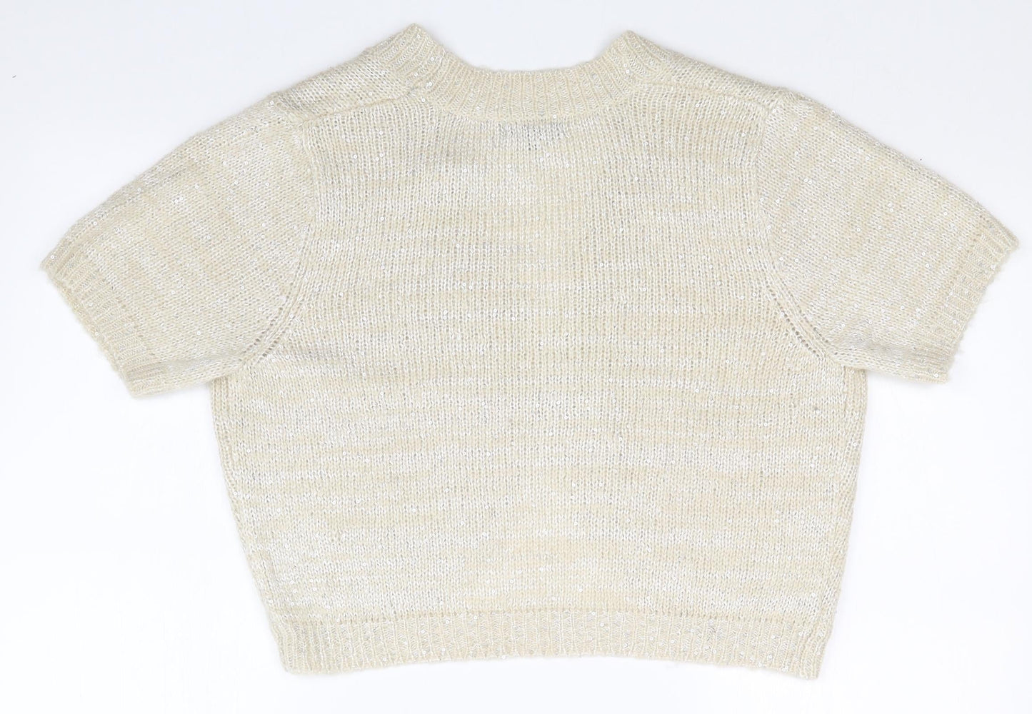 Matalan Womens Gold   Cardigan Jumper Size 14