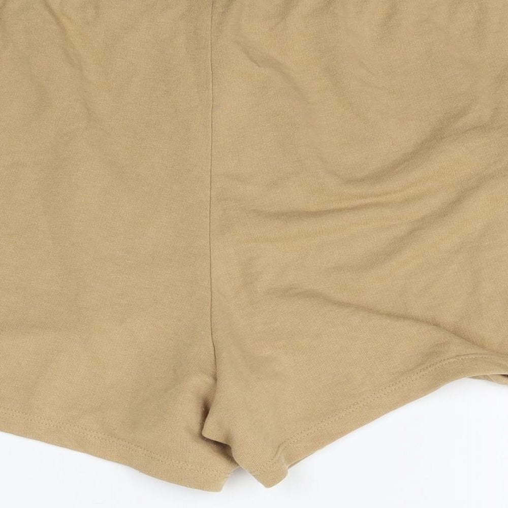 H&M Womens Beige   Sweat Shorts Size L
