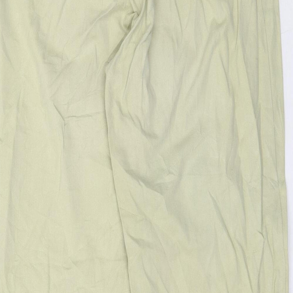 Bee Feel Womens Green   Trousers  Size L L28 in