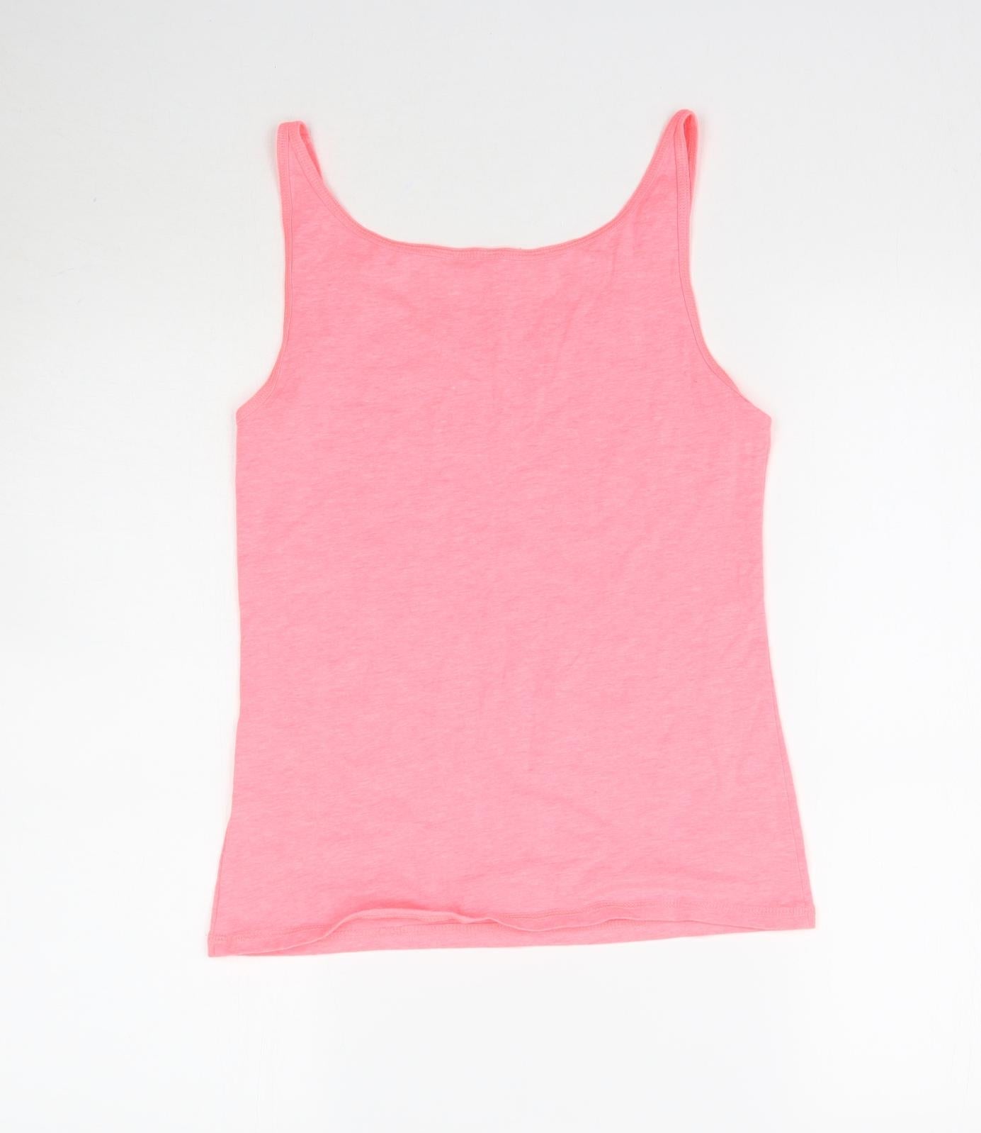 H&M Womens Pink   Basic Tank Size M