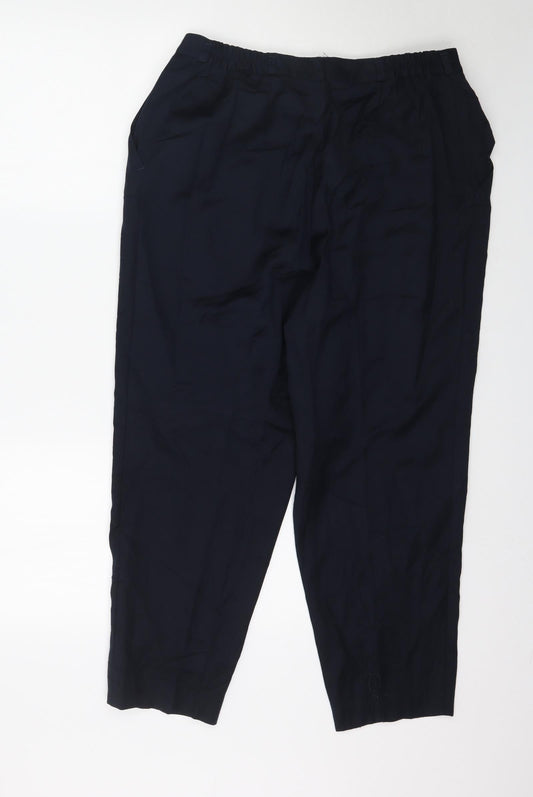 Preworn Womens Blue   Trousers  Size L L25 in