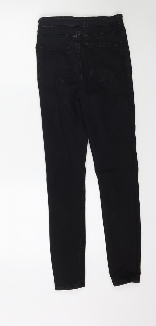 Denim Co. Womens Black  Denim Skinny Jeans Size 6 L27 in