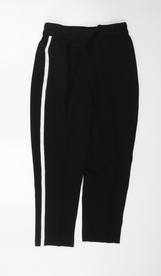 Papaya Womens Black   Trousers  Size 12 L25 in