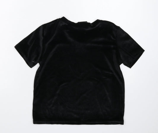 MRT Womens Black   Basic T-Shirt Size 6