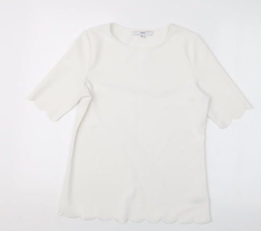 NEXT Womens White   Basic Blouse Size 6