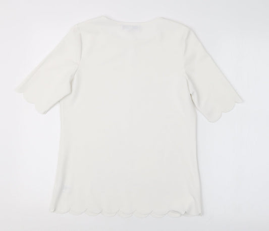 NEXT Womens White   Basic Blouse Size 6