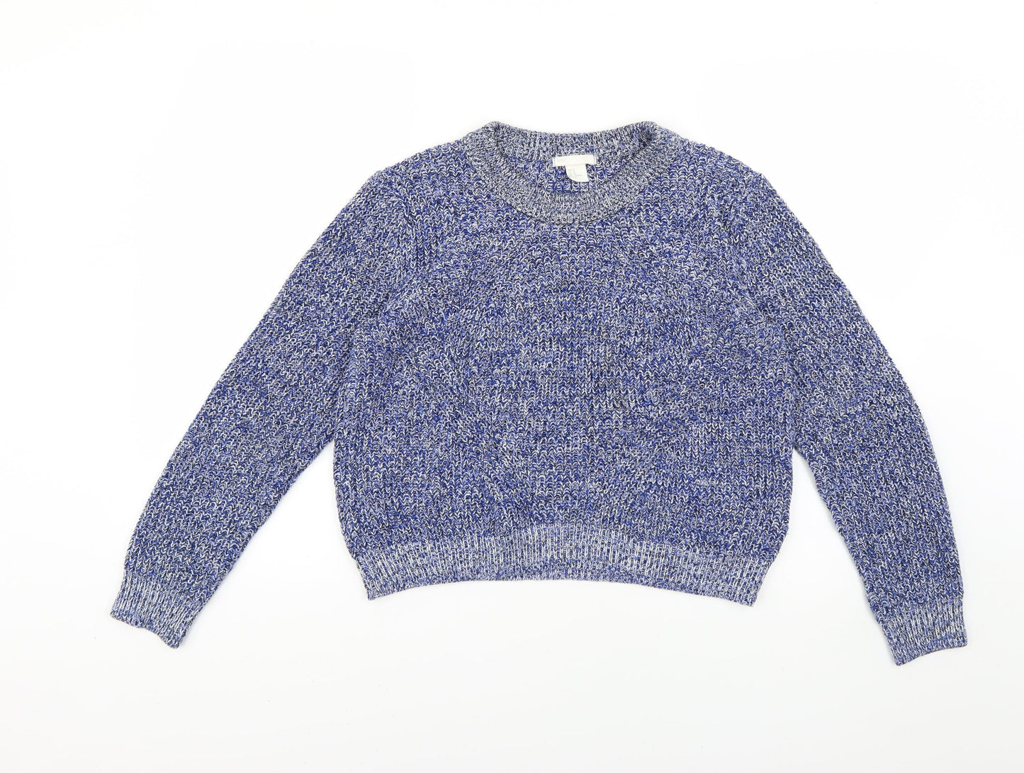 H&M Womens Multicoloured Argyle/Diamond  Pullover Jumper Size M