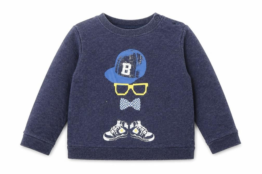 F&F Boys Blue   Pullover T-Shirt Size 12-18 Months