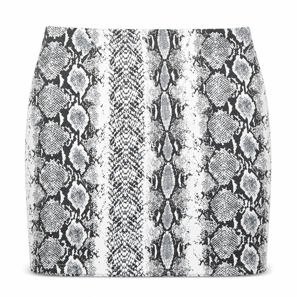 New Look Womens Green Animal Print  A-Line Skirt Size 12