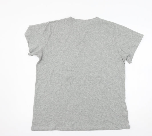 Preworn Womens Green  Jersey Basic T-Shirt Size M  - Most Wonderful Time of the Year