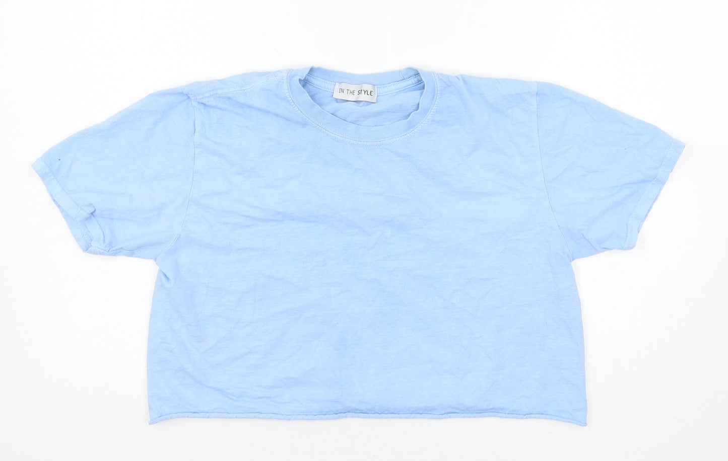 In the Style Womens Blue  Jersey Basic T-Shirt Size M
