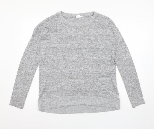 Gap Womens Grey  Jersey Pullover Sweatshirt Size XS