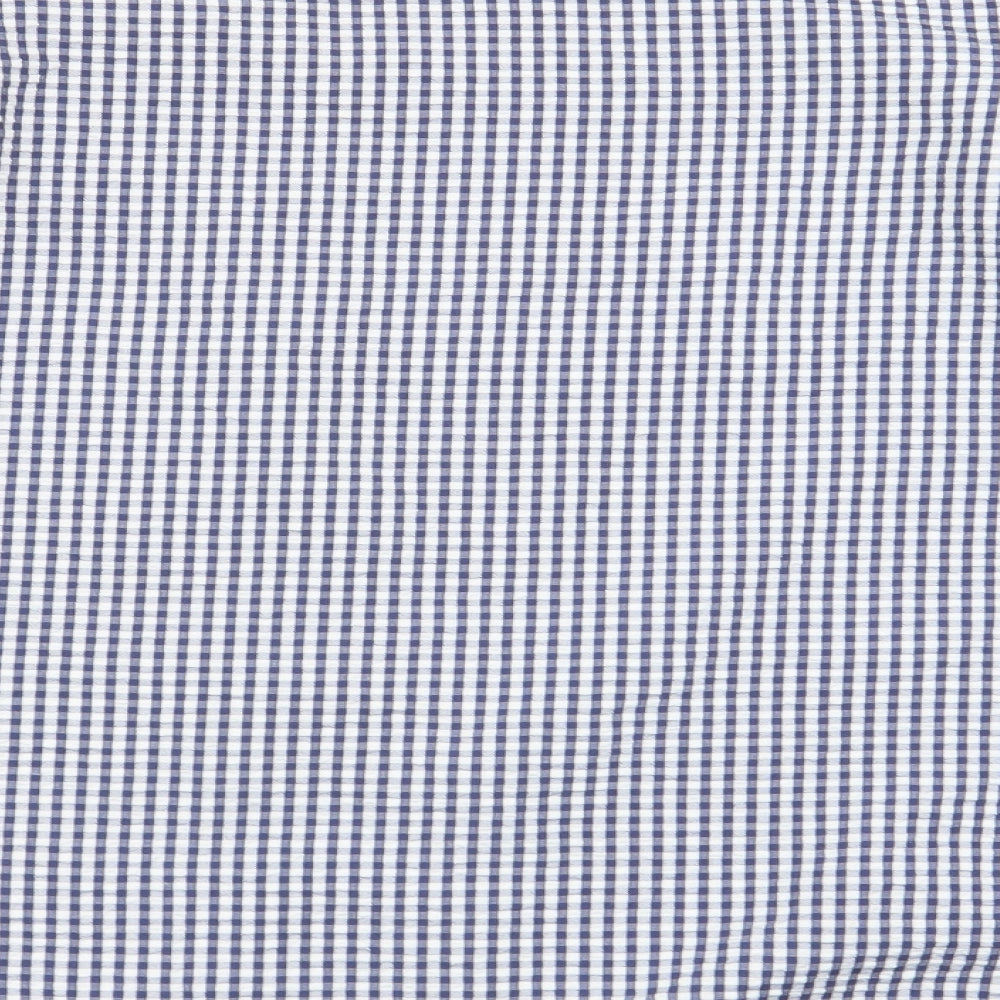 River Island Womens Multicoloured Check  Basic Blouse Size 8