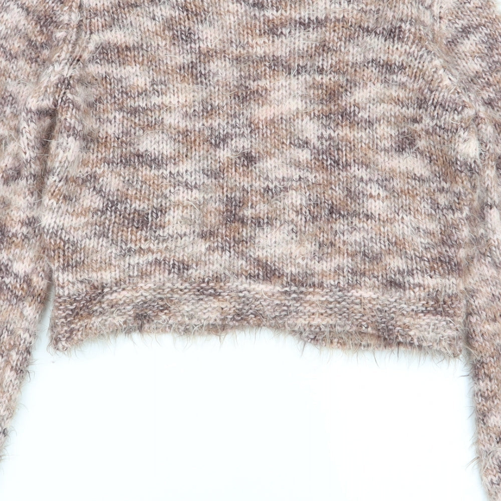Per Una Womens Multicoloured Geometric  Pullover Jumper Size M