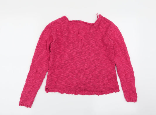 NEXT Girls Pink   Cardigan Jumper Size 8 Years