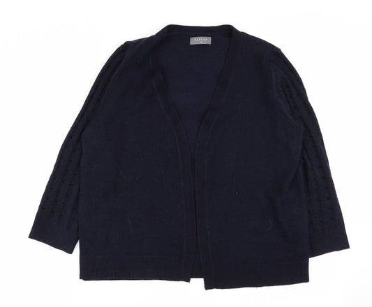 Papaya Womens Blue   Cardigan Jumper Size 14