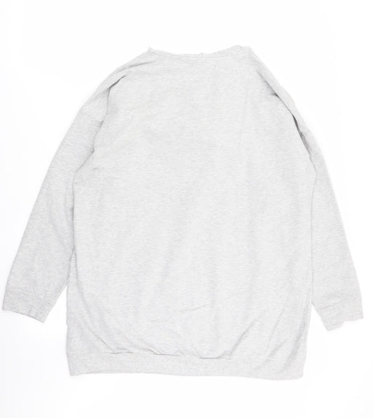 Avenue Womens Grey   Pullover Jumper Size 16