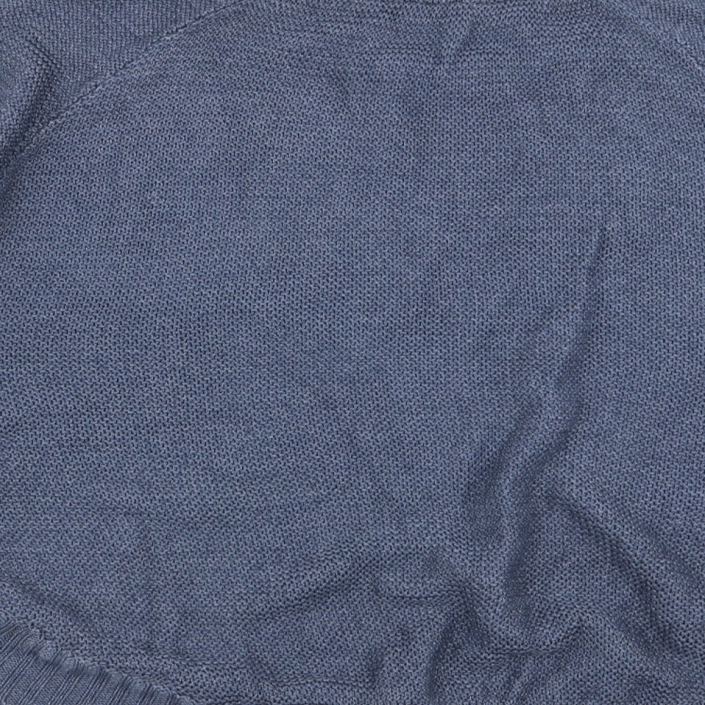 Miss Selfridge Womens Blue   Pullover Jumper Size 8