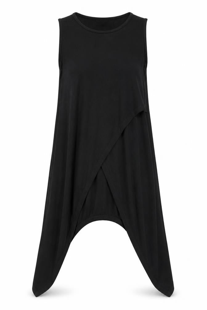 River Island Womens Black   Basic Tank Size 8