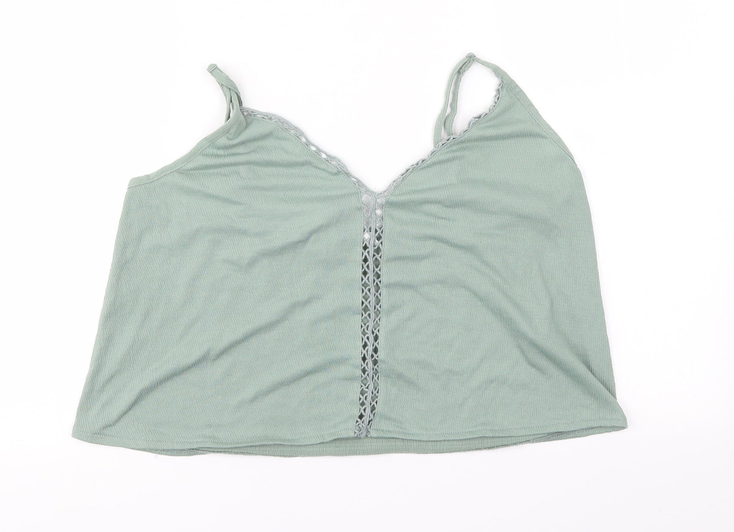 H&M Womens Green   Basic T-Shirt Size S
