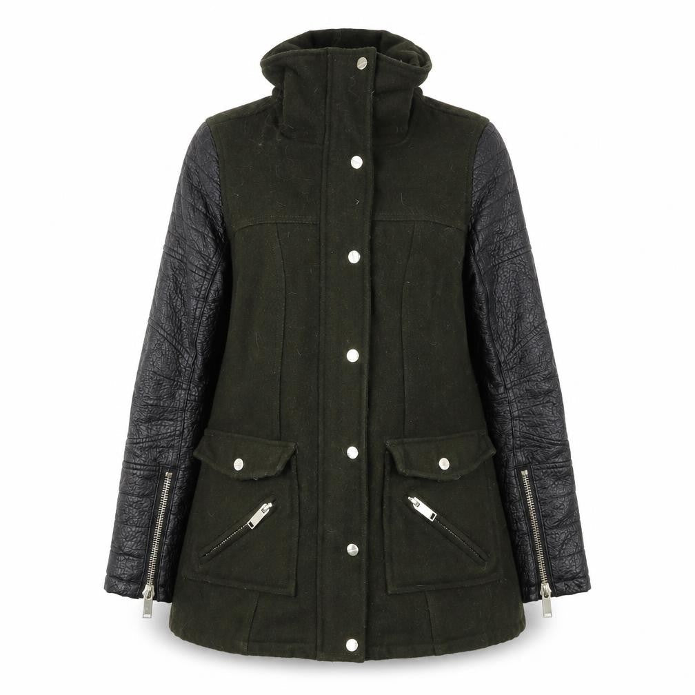 River Island Womens Green   Jacket Coat Size 8