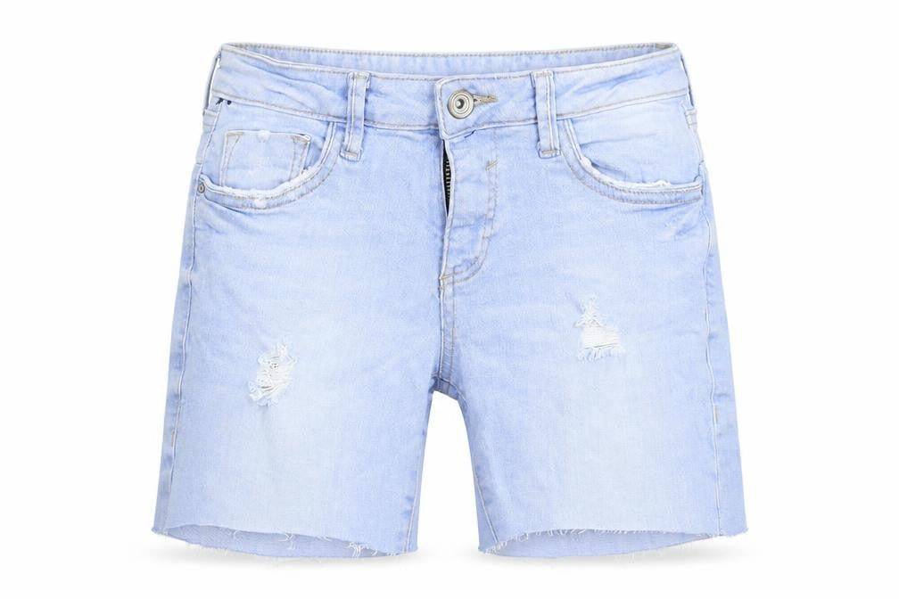 Denim & Co. Womens Blue  Denim Bermuda Shorts Size 6
