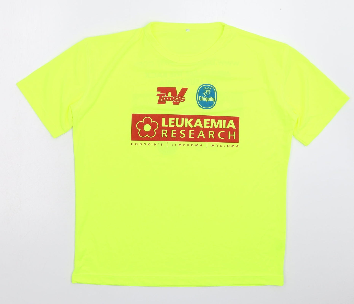 Preworn Mens Yellow   Jersey T-Shirt Size L