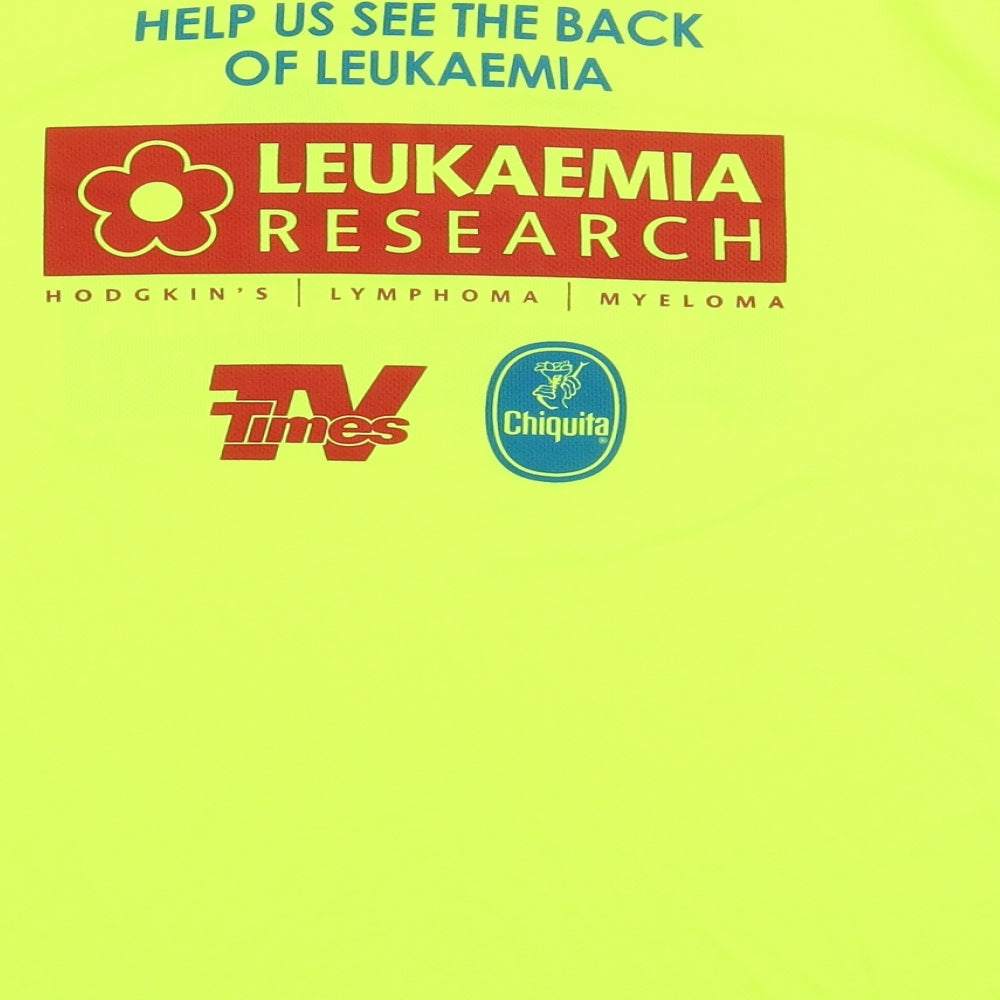 Preworn Mens Yellow   Jersey T-Shirt Size L
