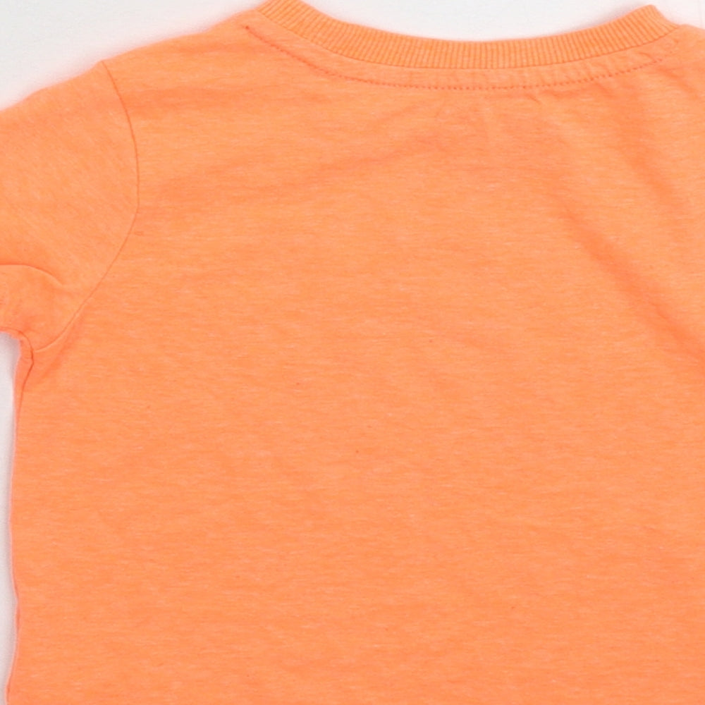 F&F Baby Orange   Basic T-Shirt Size 12-18 Months