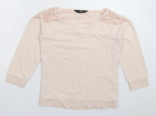 Jane Norman Womens Beige   Pullover Sweatshirt Size 10