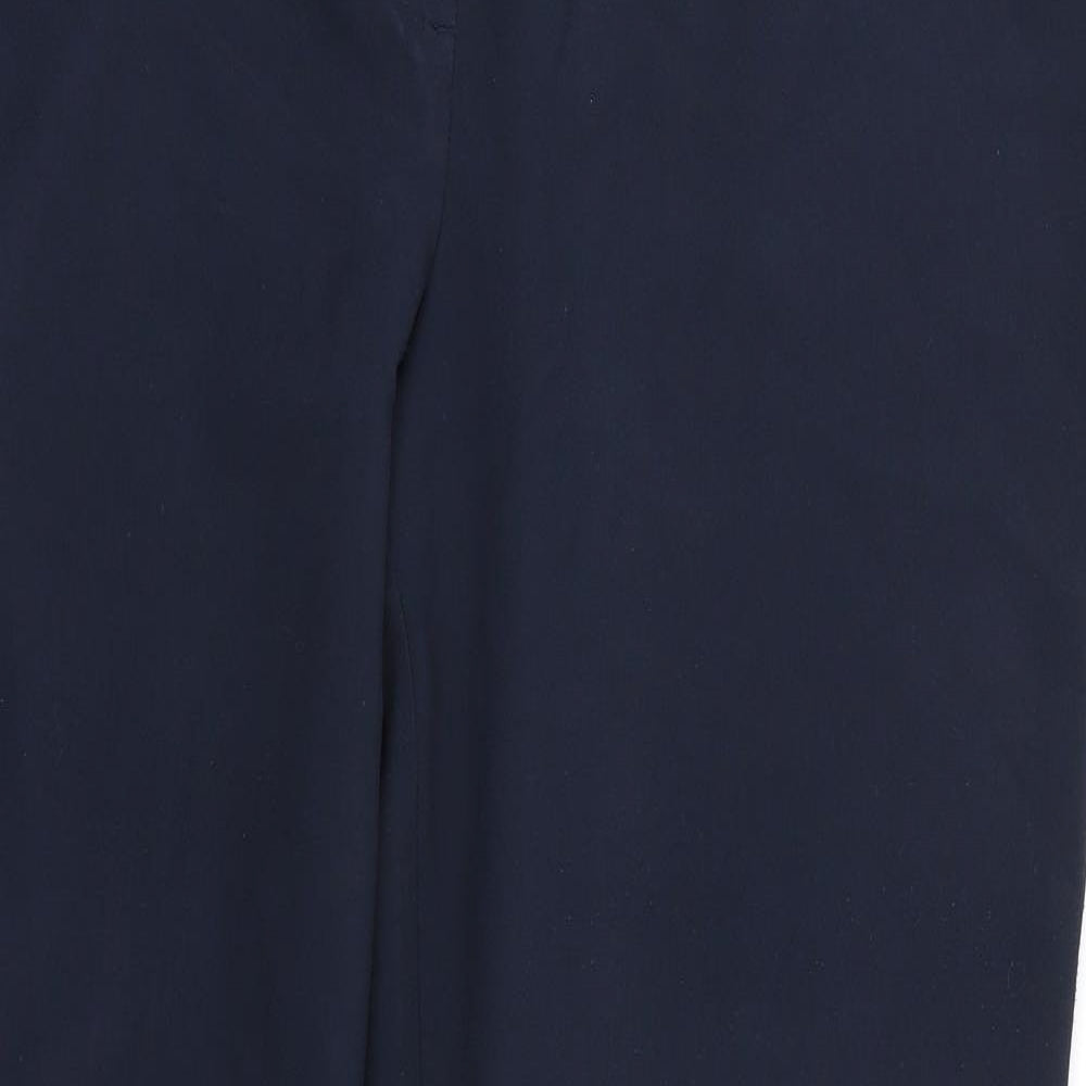 Boohoo Womens Blue   Capri Trousers Size 18 L30 in