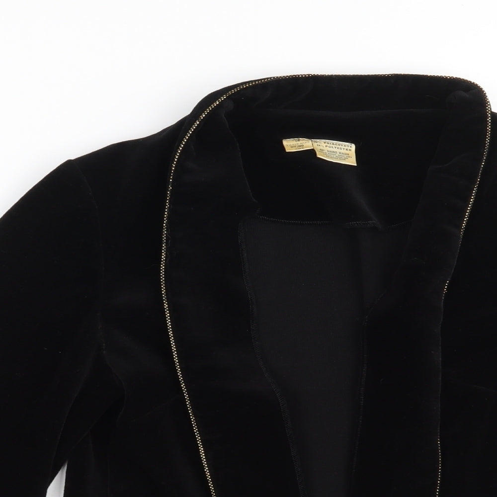 Preworn Womens Black   Cardigan Jumper Size 14