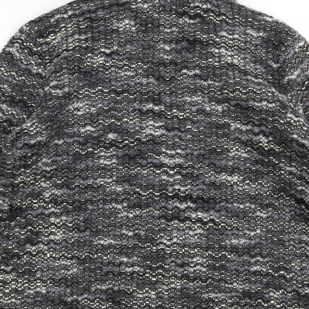 M&Co Womens Grey  Knit Cardigan Jumper Size 14