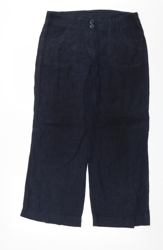 Preworn Womens Blue   Trousers  Size 32 in L27 in