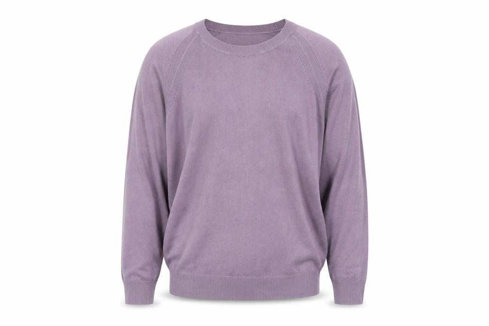 M&S Mens Purple  Knit Pullover Jumper Size L