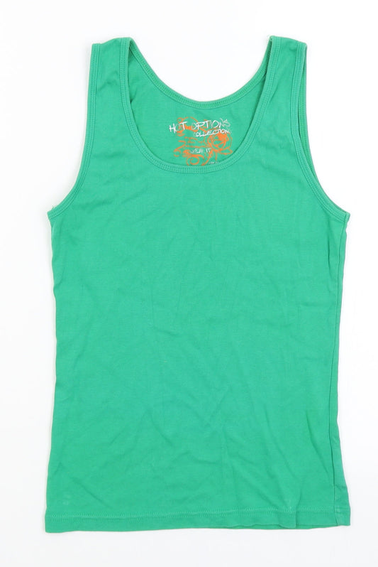 Hot Options Womens Green   Basic Tank Size 12