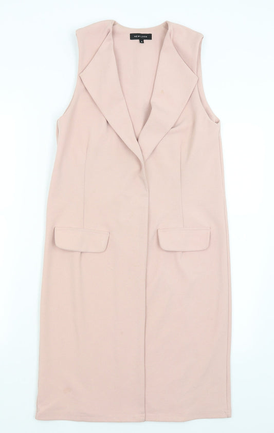 New Look Womens Pink   Jacket Blazer Size 8