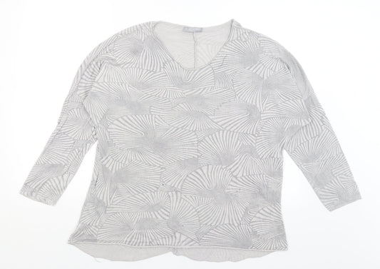 LV Clothing Womens Grey   Basic T-Shirt Size XL