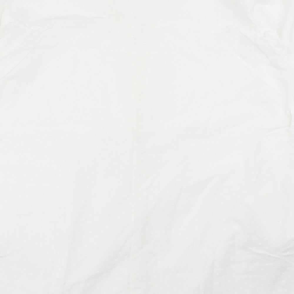 Primark Womens White Solid  Top Robe Size 8