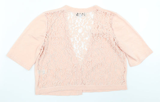 Mud Flower Womens Pink   Cardigan Jumper Size M