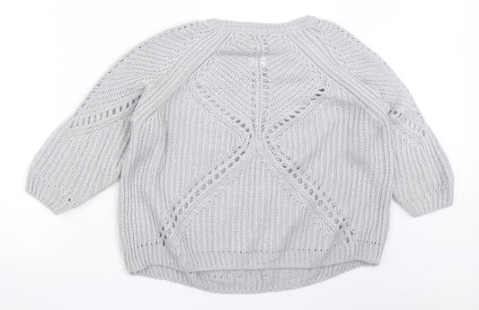 NEXT Womens Grey   Pullover Jumper Size 14