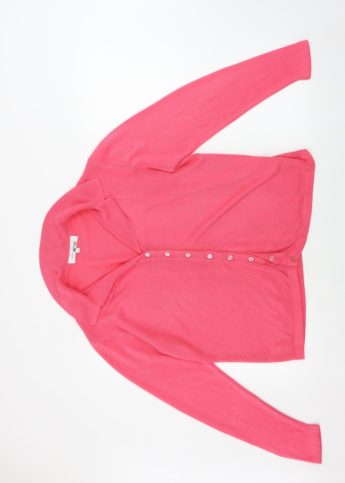 pure and natural  Womens Pink   Cardigan Jumper Size 18