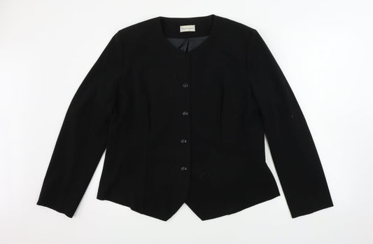 Nightingales  Womens Black   Jacket Blazer Size 16