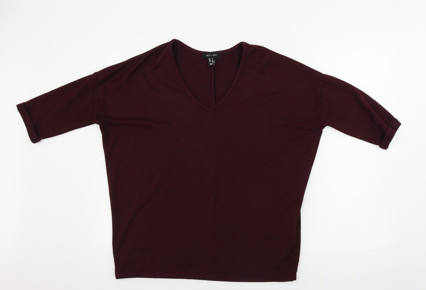 New Look  Womens Purple   Basic T-Shirt Size S