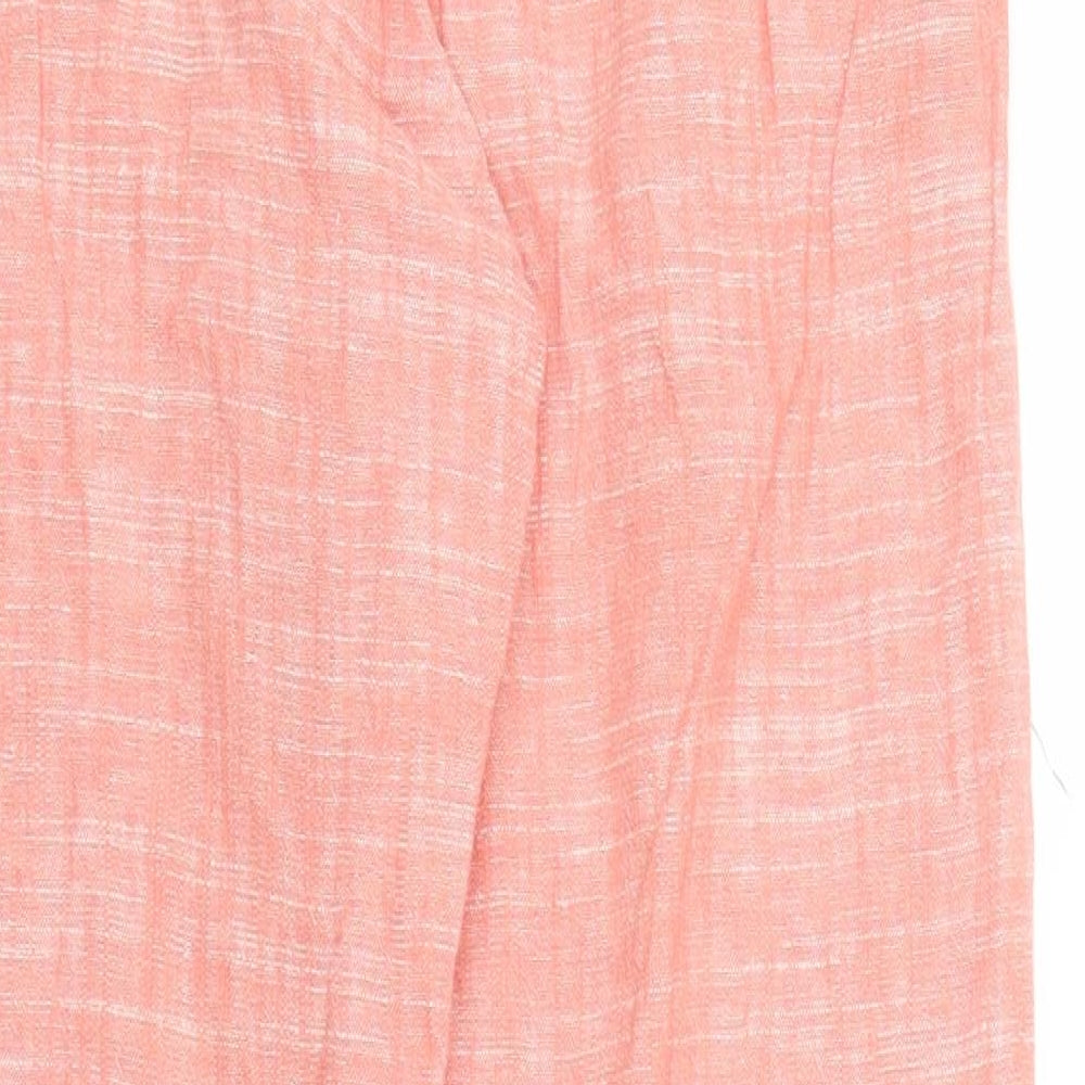 NEXT Womens Pink   Pedal Pusher Trousers Size 6 L24 in
