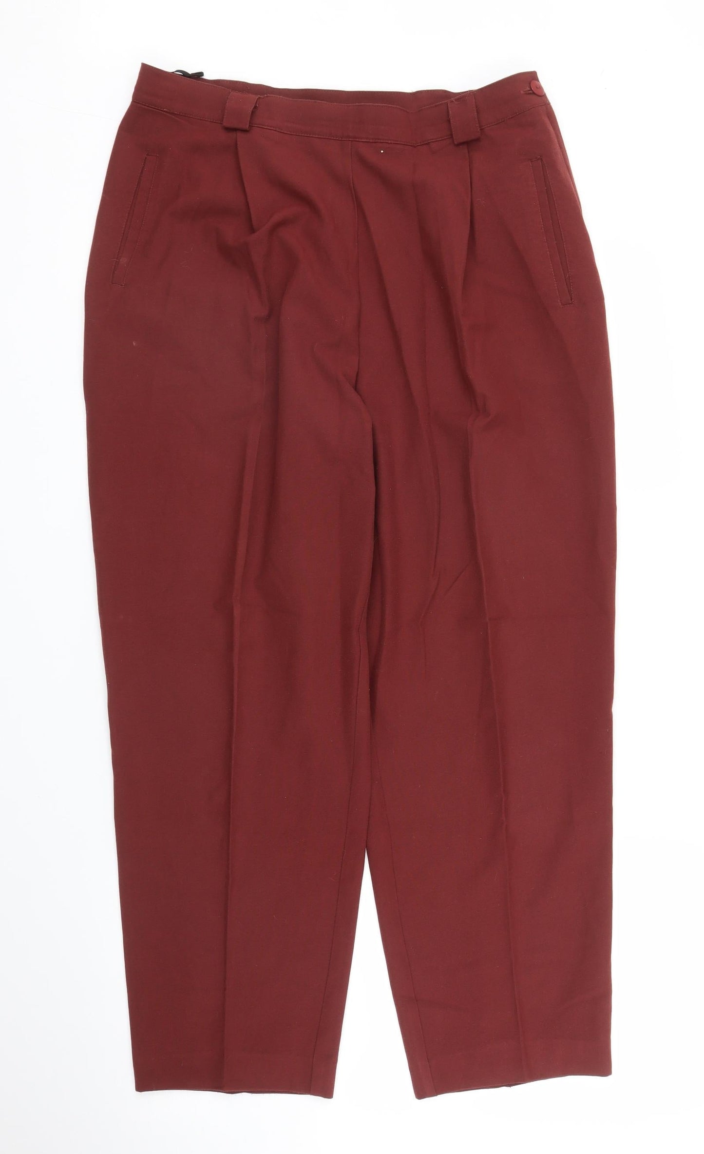 M&S Womens Purple   Pedal Pusher Trousers Size 32 in L25 in