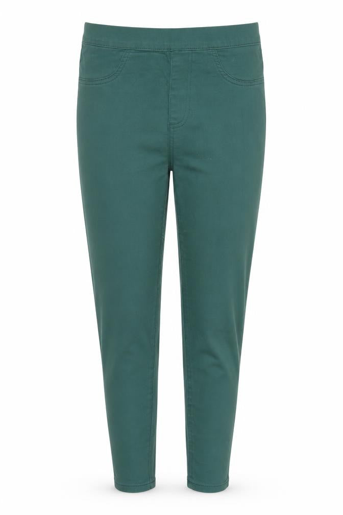 M&S Womens Green   Capri Trousers Size 10 L24 in