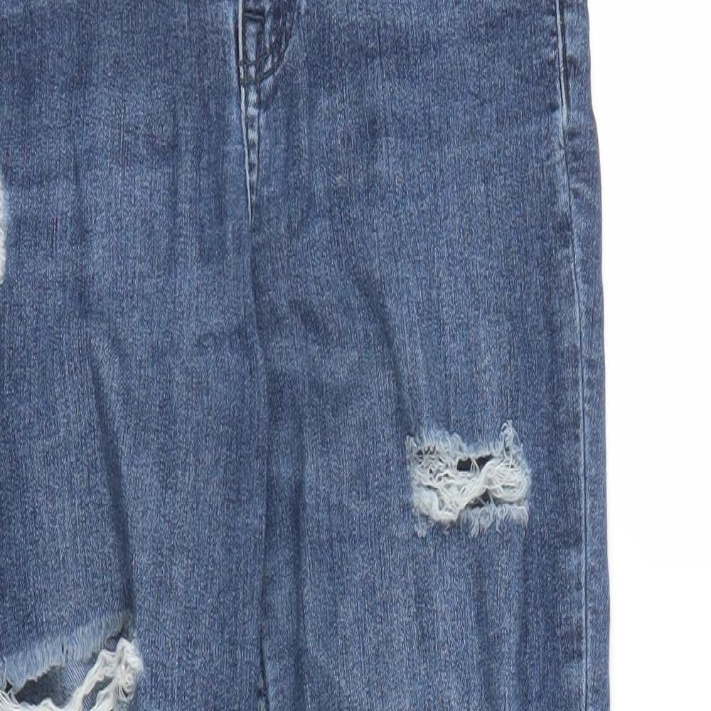 H&M Womens Blue  Denim Skinny Jeans Size 6 L27 in